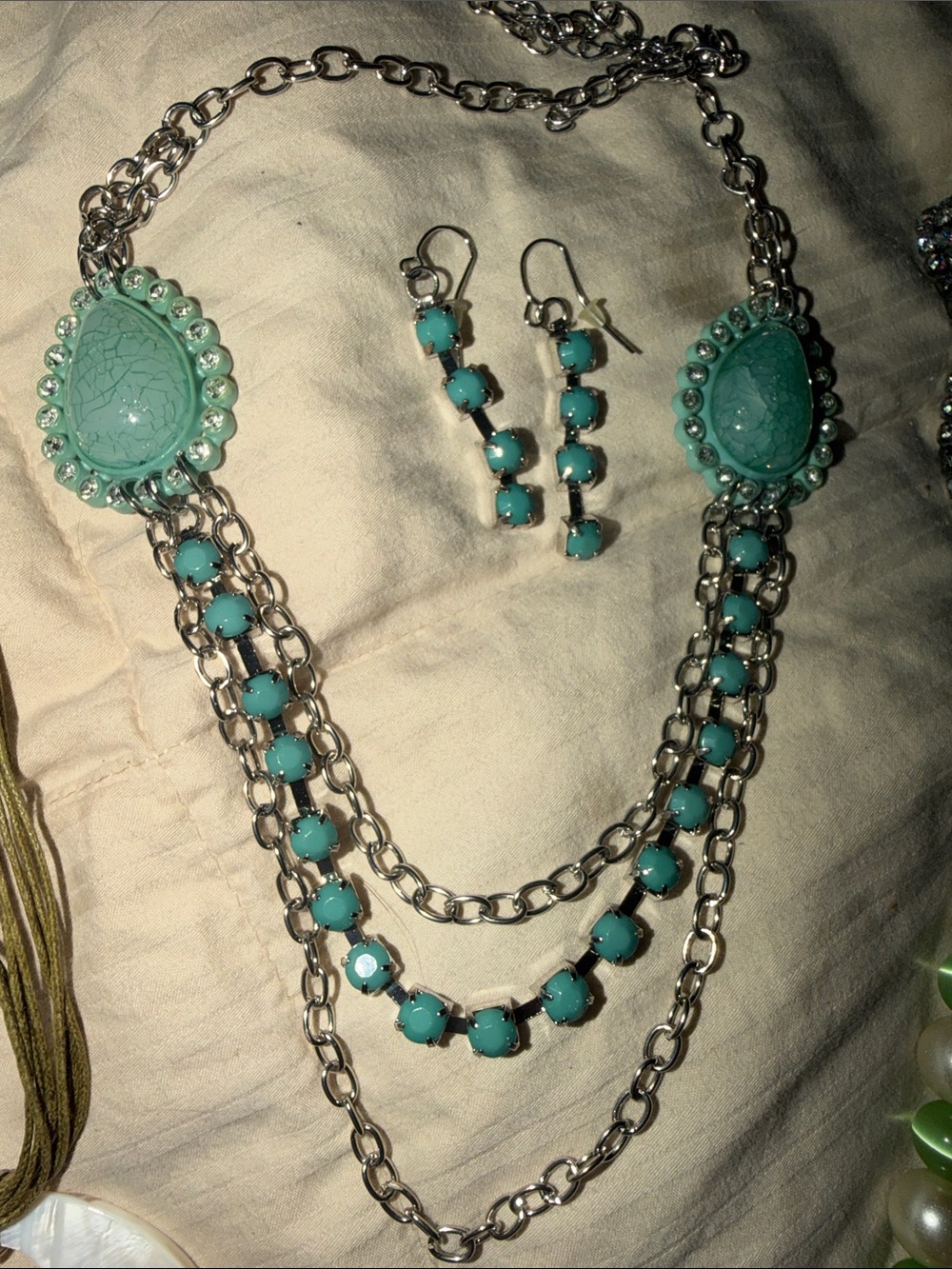 Beaded necklaces and bracelets